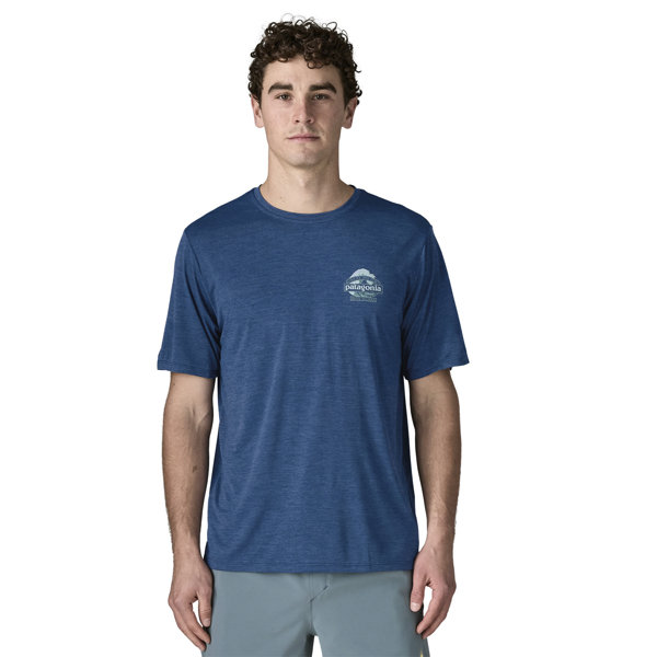 Patagonia Ws Cap Cool Daily - Great Waves Logo - T-shirt - Herren, Gr. M