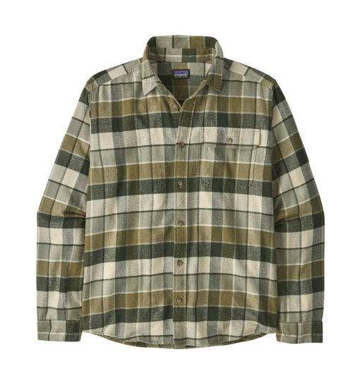 Patagonia Ms L/S LW Fjord Flannel: Camicia Outdoor Uomo