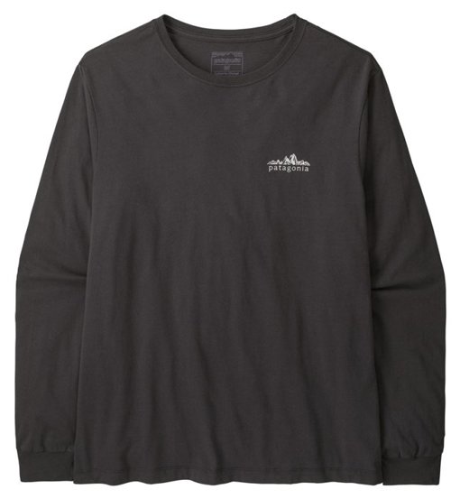 Patagonia Ms Long-Sleeved Fitz Roy Foothills, black