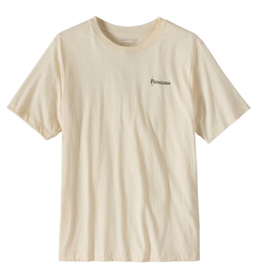 Patagonia Ms Water People Banner T-Shirt, dark white