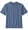 Patagonia Organic Cotton Midweight Pocket - T-shirt - Herren, Blue
