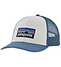 Patagonia P-6 Logo LoPro Trucker - cappellino - uomo, White/Blue