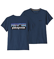 Patagonia P-6 Logo Responsibili-Tee - T-shirt - donna, Dark Blue