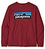 Patagonia P-6 Logo Responsibili - maglia a maniche lunghe - donna, Red
