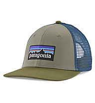 Patagonia P-6 Logo Trucker - Schirmmütze, Green/Blue