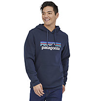 Patagonia P-6 Logo Uprisal - felpa con cappuccio - uomo, Dark Blue