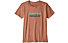 Patagonia Pastel P-6 Logo Organic Crew - T-shirt - donna, Red