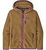 Patagonia Retro Pile Hoody - giacca in pile con cappuccio - donna, Brown/Pink