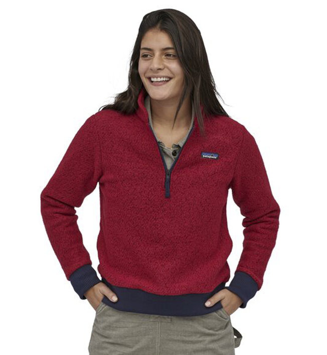 Patagonia Woolyester P/O - felpa in pile - donna, Red