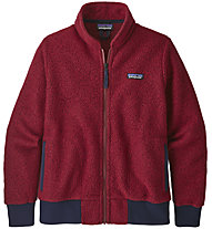 Patagonia Ws Woolyster Fleece - giacca in pile - donna, Dark Red/Dark Blue