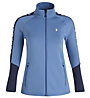 Peak Performance W Rider Zip - felpa in pile - donna, Light Blue/Blue