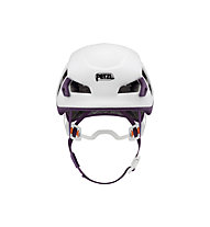 Petzl Meteora - casco arrampicata e scialpinismo - donna, White/Purple