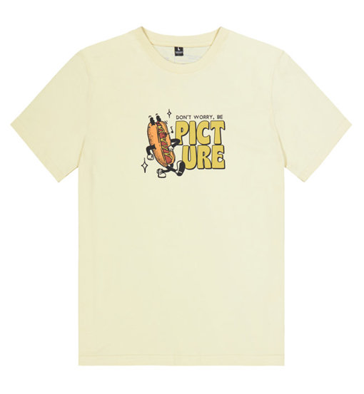 Picture Basement Mustard Tee M - T-shirt - uomo. Taglia M