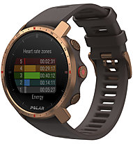 Polar Grit X Pro Zaffiro - Multisport GPS Uhr, Brown