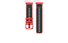 Polar Wrist Band V2 S/L - Ersatzarmbänder, Red/Black