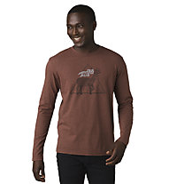 Prana Journeyman LS T-Shirt - T-shirt da arrampicata - uomo, Brown
