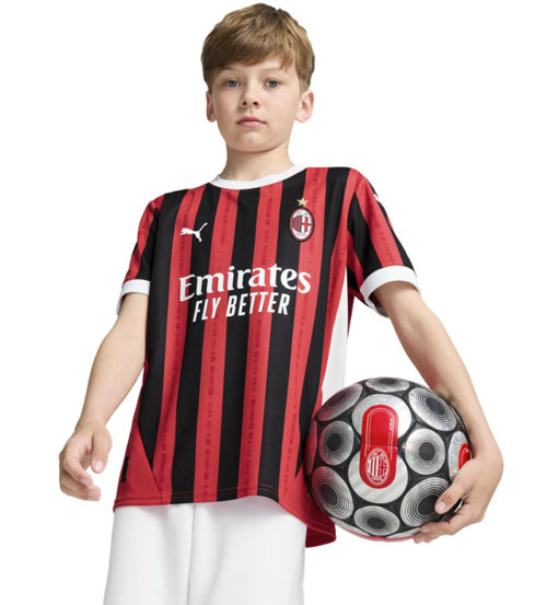 Puma AC Milan 24/25 Home Jr - maglia calcio - bambino. Taglia 152