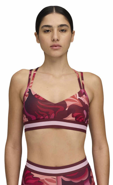 Puma Floral Ribbon W - Sport-BH mit leichter Halt - Damen, Gr. L