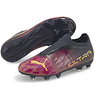 Puma Ultra 3.4 FG/AG Jr -  scarpe da calcio per terreni compatti/duri - bambino, Red/Black