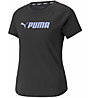 Puma W Fit Logo - T-Shirt - Damen, Black