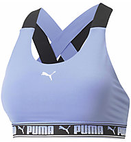 Puma W Mid Impact Feel It B - Sport BHs Mittlerer Halt - Damen, Purple