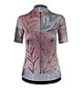 Q36.5 G1Flower Leaves A. - Maglie ciclismo - donna, Pink/Grey