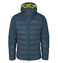 Rab Infinity Alpine - giacca in piuma - uomo, Blue/Green