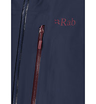 Rab Khroma Kinetic - giacca hardshell con cappuccio - uomo, Dark Blue/Brown