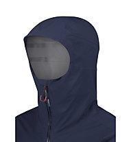Rab Khroma Kinetic - giacca hardshell con cappuccio - uomo, Dark Blue/Brown