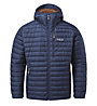 Rab Microlight Alpine - giacca in piuma - uomo, Dark Blue/Brown