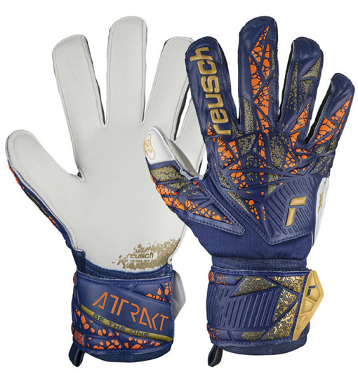 Reusch Attrakt Grip - guanti da portiere. Taglia 7,5