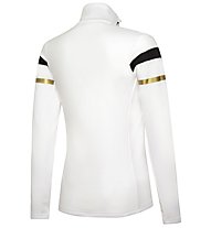 rh+ Layer Logo Jersey - Fleecejacke - Damen , White/Black/Gold