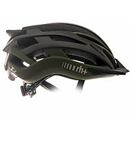 rh+ Z2in1 - casco bici, Black/Dark Green