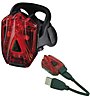 RMS Lava 3 Led USB - luce posteriore bici, Red