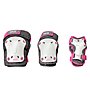 Roces Jr Ventilat 3-pack - kit protezioni - bambini, White/Pink