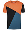 Rock Experience Drum SS M – T-Shirt – Herren, Orange/Black/Blue