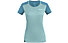 Salewa *Sporty B 4 Dry M S/S - T-shirt trekking - donna, Light Blue
