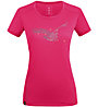 Salewa *Sporty Graphic Dry W S/S - Damen-Trekking-T-Shirt, Pink