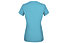 Salewa *Sporty Graphic Dry W S/S - Damen-Trekking-T-Shirt, Light Blue/White