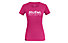 Salewa *Sporty Graphic Dry W S/S - Damen-Trekking-T-Shirt, Pink/White