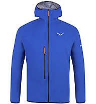 Salewa Agner 2 Ptx 3L - giacca hardshell - uomo, Light Blue/Black/Orange