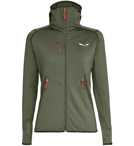 Salewa Agner Hybrid PL/DST - felpa in pile con cappuccio - donna
