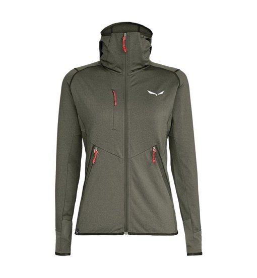 Salewa Agner Hybrid: Felpa Tecnica Donna per Alpinismo