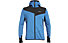 Salewa Agner Hybrid Pl/Dst - giacca softshell - uomo, Light Blue/Black/Orange