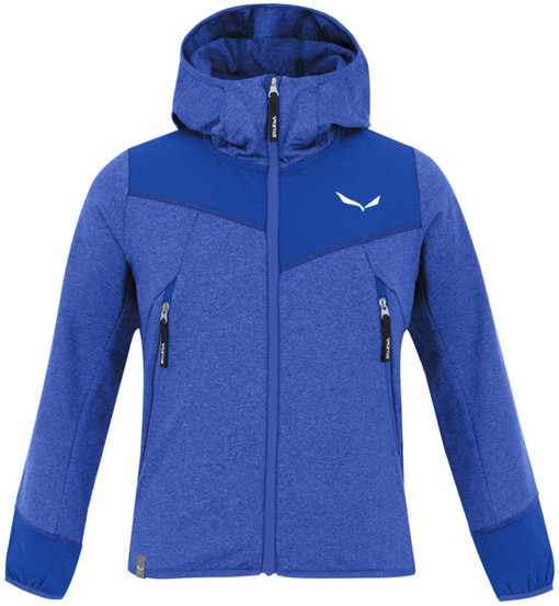 Salewa Agner Melange - felpa in pile con cappuccio - bambino