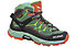 Salewa Alp Trainer Mid GTX JR - scarpe trekking - bambino, Green/Black/Orange