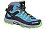 Salewa Alp Trainer Mid GTX JR - scarpe trekking - bambino, Light Blue/Green/Black