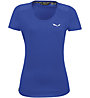 Salewa W Alpine Hemp Graphic S/S - T-shirt - donna, Light Blue/White
