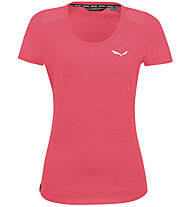 Salewa Alpine Hemp Graphic W S/S - T-shirt - Damen, Pink/White