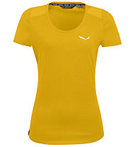 Salewa Alpine Hemp Graphic W S/S - T-shirt - Damen, Yellow/White